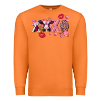 Carrot Xoxo Baby Cow Valentine's Day Premium Sweatshirt - FaDigitalArtStudio