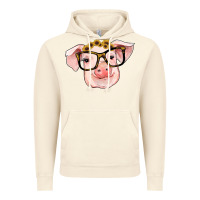 Vintage Artic sunflowers with pig Vintage Hoodie - RanaPortraitStore