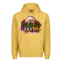 Antique Gold baseball grandma Premium Hoodie - OliviaCreatesArt