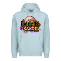 Blue Mist baseball grandma Premium Hoodie - OliviaCreatesArt