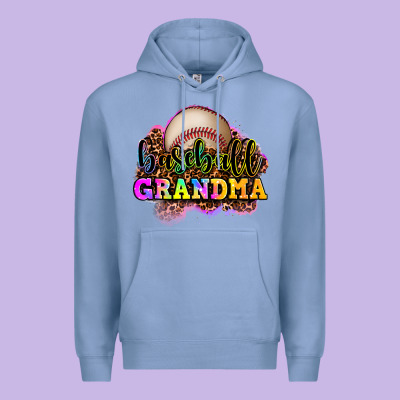 Baseball Grandma Premium Hoodie Designed By Oliviacreatesart