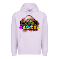 Lilac baseball grandma Premium Hoodie - OliviaCreatesArt