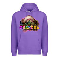 Purple baseball grandma Premium Hoodie - OliviaCreatesArt