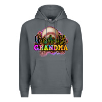Rock baseball grandma Premium Hoodie - OliviaCreatesArt