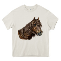 Cream missouri horse Heavy Core Tee - LillyAllenDesigns