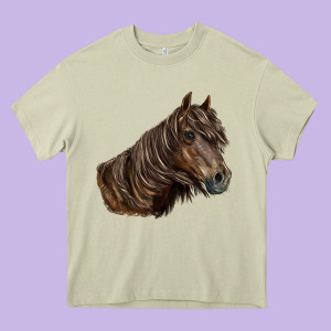 Missouri Horse Heavy Core Tee Designed By Lillyallendesigns