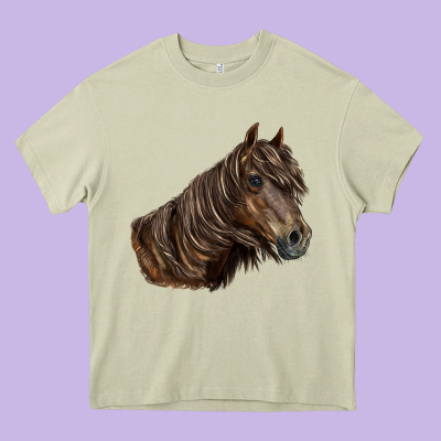 Missouri Horse Heavy Core Tee Designed By Lillyallendesigns