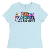 Baby Blue paraprofessional Ladies Tee - MaliasSmallBusiness