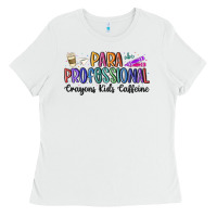 White paraprofessional Ladies Tee - MaliasSmallBusiness