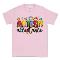 Bubblegum Pink autism acceptance Classic Tee - LillyAllenDesigns