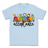 Dusty Blue autism acceptance Classic Tee - LillyAllenDesigns