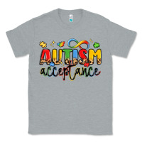 Heather Grey autism acceptance Classic Tee - LillyAllenDesigns