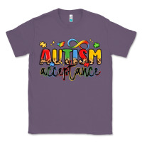 Lavender autism acceptance Classic Tee - LillyAllenDesigns