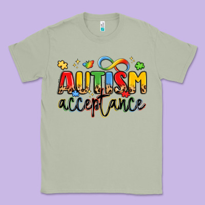 Autism Acceptance Classic Tee Designed By Lillyallendesigns