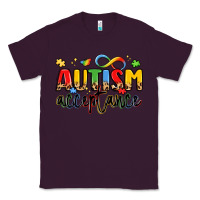 Plum autism acceptance Classic Tee - LillyAllenDesigns