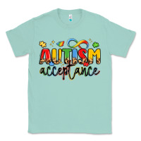 Seafoam autism acceptance Classic Tee - LillyAllenDesigns