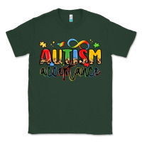 Sports Green autism acceptance Classic Tee - LillyAllenDesigns