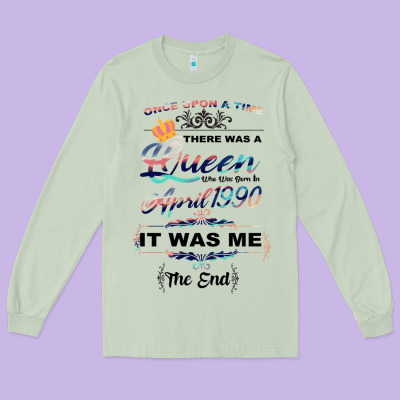 The Queen Reigning Since 1990 Long Sleeve Tee Designed By Bettercallsaul