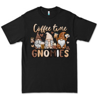 Black coffee time gnomies Premium Tee - MaliasSmallBusiness