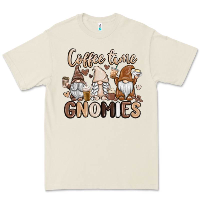 Coffee Time Gnomies Premium Tee by MaliasSmallBusiness | Teevron