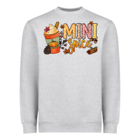 Heather Grey Mini spice Heavyweight Sweatshirt - NancyCooperArtShop