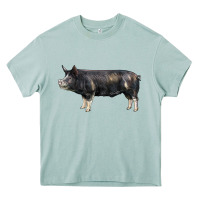 Arona berkshire pig Heavy Core Tee - LillyAllenDesigns