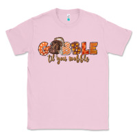 Bubblegum Pink Gobble Gobble Til You Wobble Classic Tee - LillyAllenDesigns