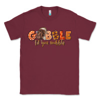 Burgundy Gobble Gobble Til You Wobble Classic Tee - LillyAllenDesigns