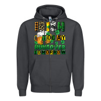 Smoke Irish today hungover tomorrow Zipper Hoodie - CowGirlArtShop