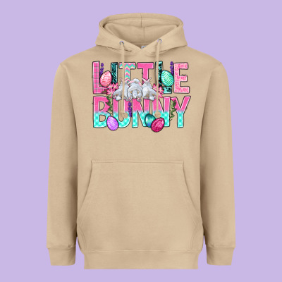 Little Bunny Easter Heavyweight Hoodie Designed By Bundleandbundleshop