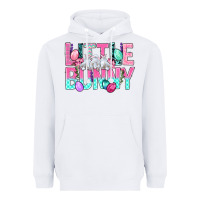White Little Bunny Easter Heavyweight Hoodie - BundleAndBundleShop