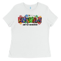 White autism awtizuhm noun Ladies Tee - MaliasSmallBusiness