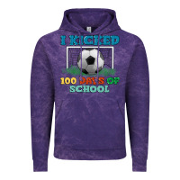 Cloud Purple i kicked 100 days of school Vintage Hoodie - LillyAllenDesigns