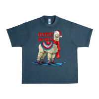 Midnight Navy Fleece Navidad Alpaca Urban Heavy Tee - LillyAllenDesigns