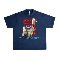 Navy Fleece Navidad Alpaca Urban Heavy Tee - LillyAllenDesigns