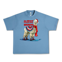 Pebble Blue Fleece Navidad Alpaca Urban Heavy Tee - LillyAllenDesigns