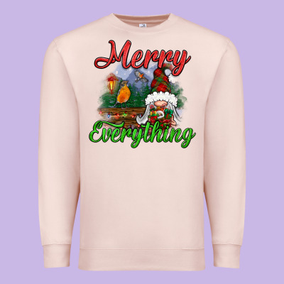 Merry Everything Premium Sweatshirt Designed By Bundleandbundleshop