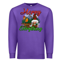 Purple merry everything Premium Sweatshirt - BundleAndBundleShop