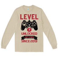 Mushroom Kids Level 7 Unlocked Awesome Since 2013 Long Sleeve Tee - Bettercallsaul