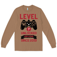Toasted Coconut Kids Level 7 Unlocked Awesome Since 2013 Long Sleeve Tee - Bettercallsaul