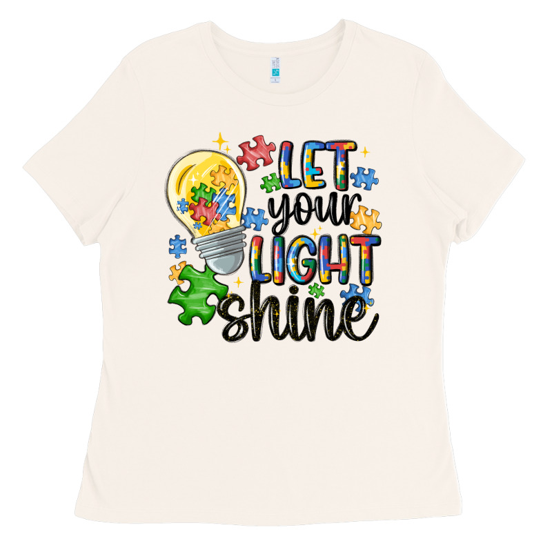 Let Your Light Shine Ladies Tee by MaliasSmallBusiness | Teevron