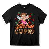 Black little miss cupid Heavy Core Tee - AdoDesignShop