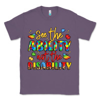Lavender see the ability not the disability Classic Tee - LillyAllenDesigns
