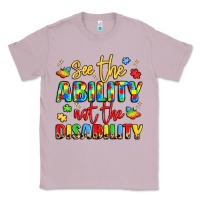 Lilac see the ability not the disability Classic Tee - LillyAllenDesigns