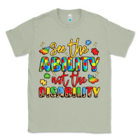 Matcha see the ability not the disability Classic Tee - LillyAllenDesigns