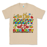 Mushroom see the ability not the disability Classic Tee - LillyAllenDesigns