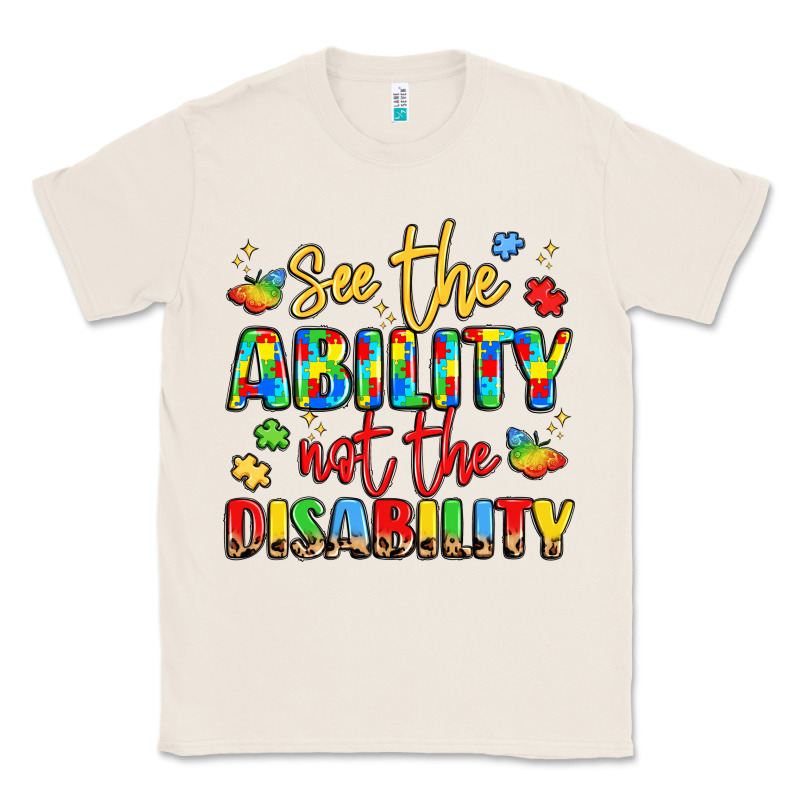 See The Ability Not The Disability Classic Tee by LillyAllenDesigns | Teevron