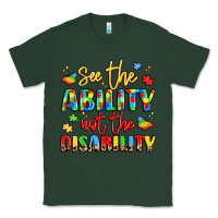 Sports Green see the ability not the disability Classic Tee - LillyAllenDesigns