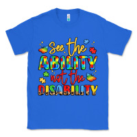 True Royal see the ability not the disability Classic Tee - LillyAllenDesigns