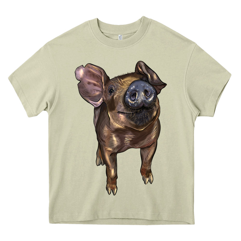 Baby Duroc Pig Heavy Core Tee by LillyAllenDesigns | Teevron